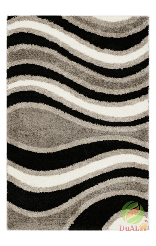 Set Covor Renk Burla Gri, 3 covoare, 60x200 cm - 1 bucata, 60x140 cm  - 2 bucati