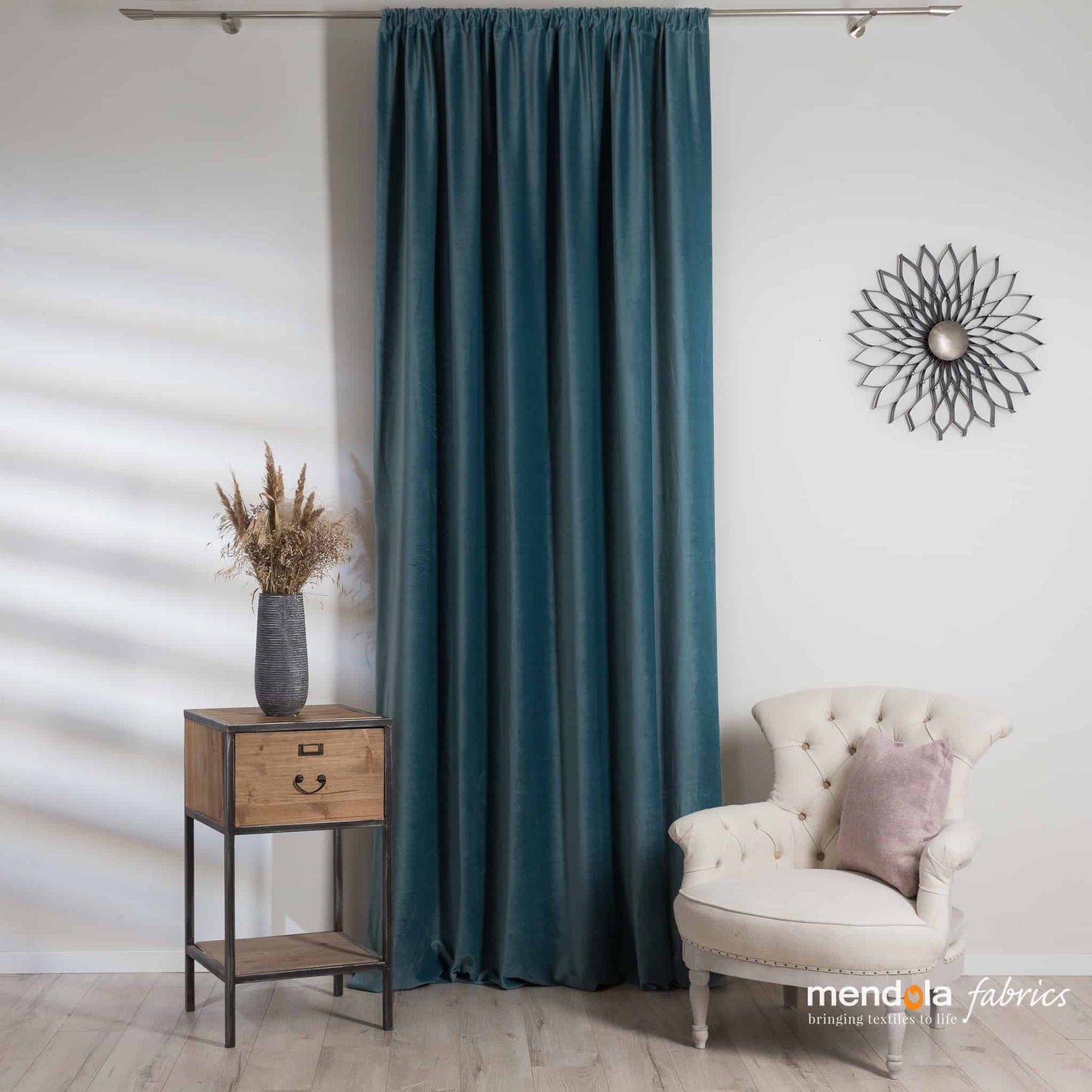 Draperie Velvet Splendor Turcoaz