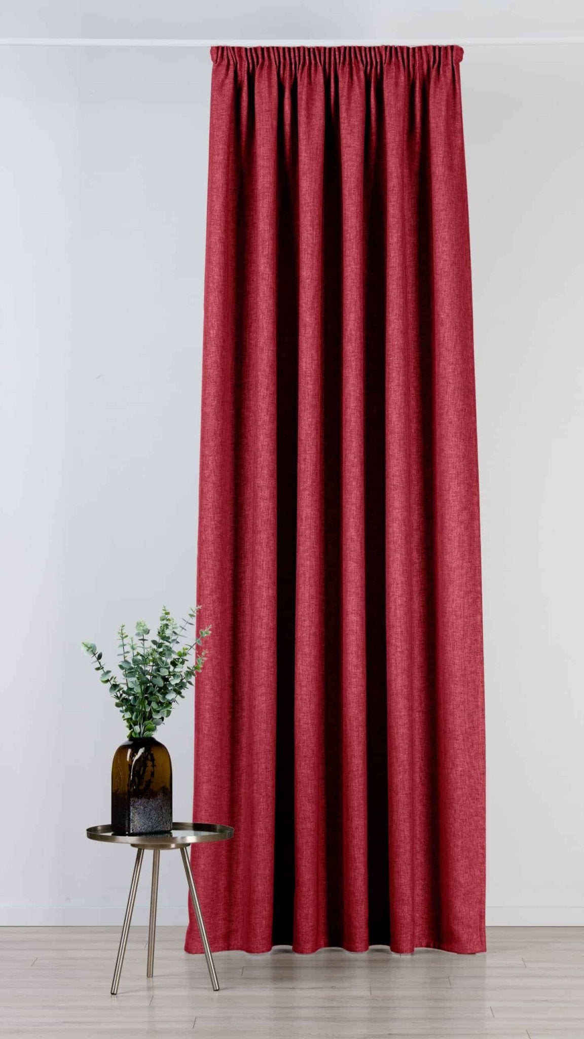 Draperie Radiant Bordo, 140x260 cm