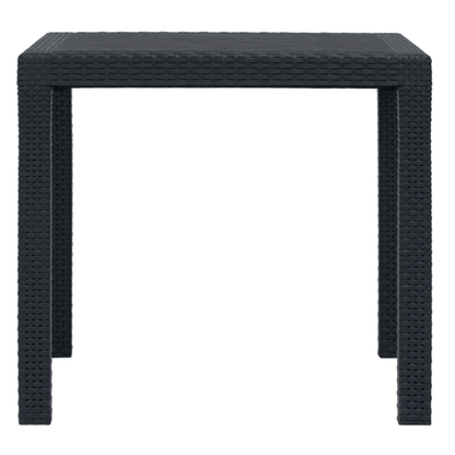 Masa de Gradina Aspect Ratan Sintetic Gri – 90x90 cm
