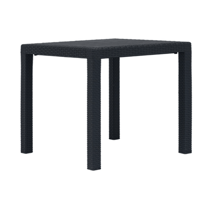 Masa de Gradina Aspect Ratan Sintetic Gri – 90x90 cm
