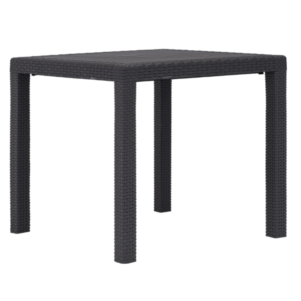 Masa de Gradina Aspect Ratan Sintetic Maro – 90x90 cm