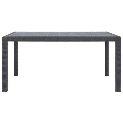 Masa de Gradina Aspect Ratan Sintetic Maro – 150x90 cm