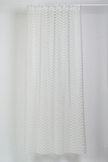 Perdea Avellia, Alb, Metraj