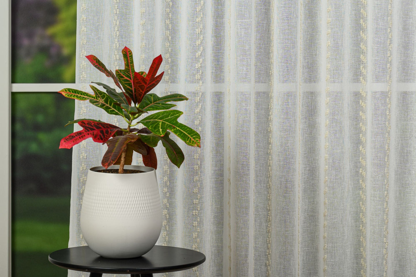 Perdea Cristalo, Crem, Metraj