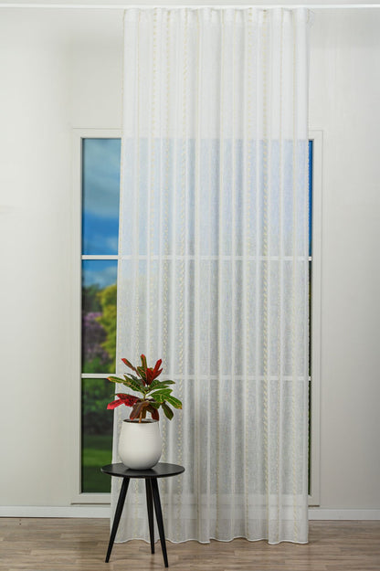 Perdea Cristalo, Crem, Metraj