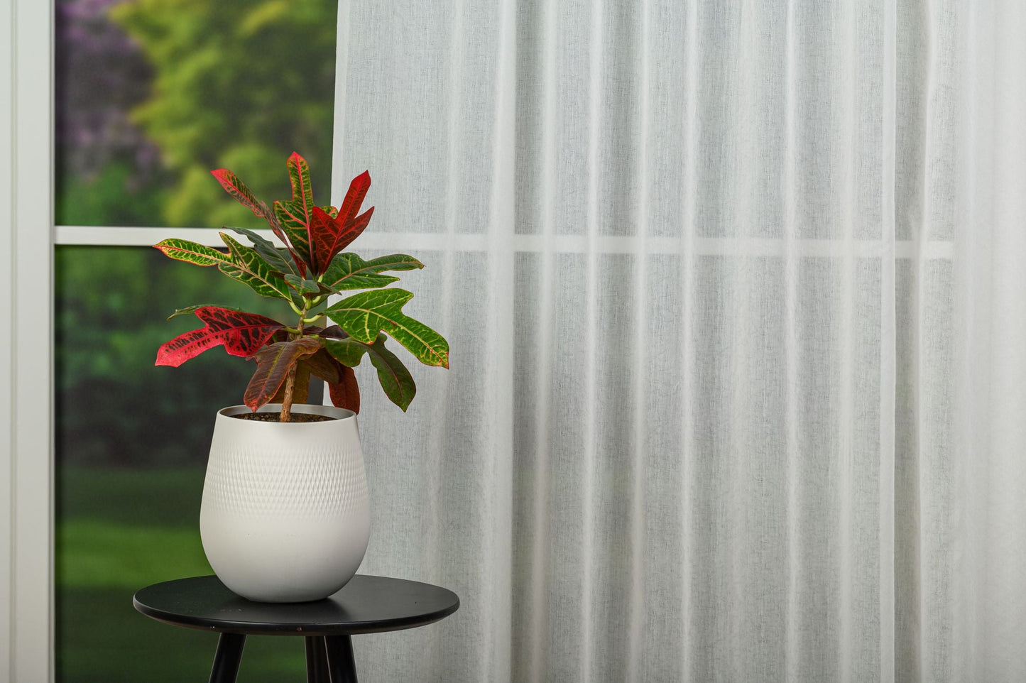 Perdea Elyana, Crem, Metraj