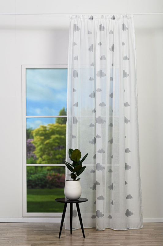 White Bambi curtain, 140x260 cm