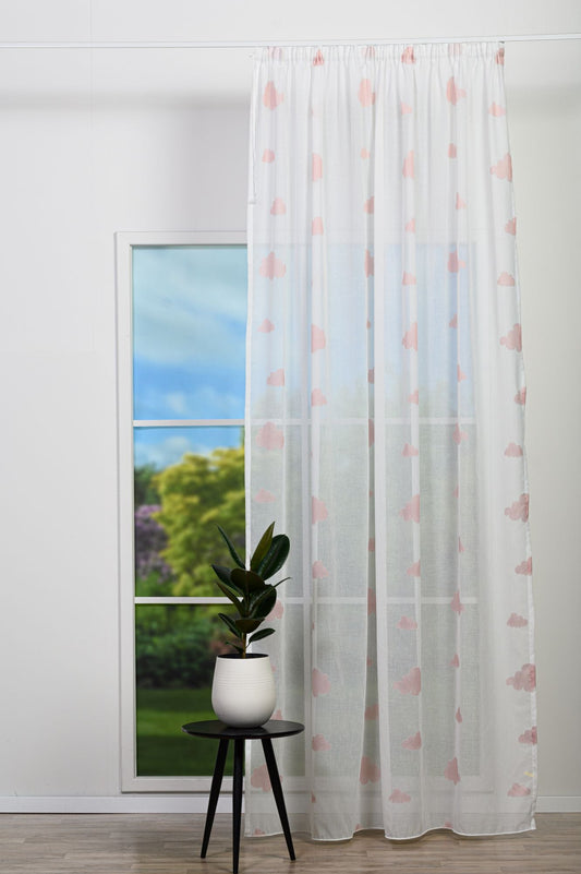 White Bambi curtain, 140x260 cm