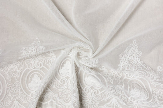 Perdea Giada Alb, Metraj