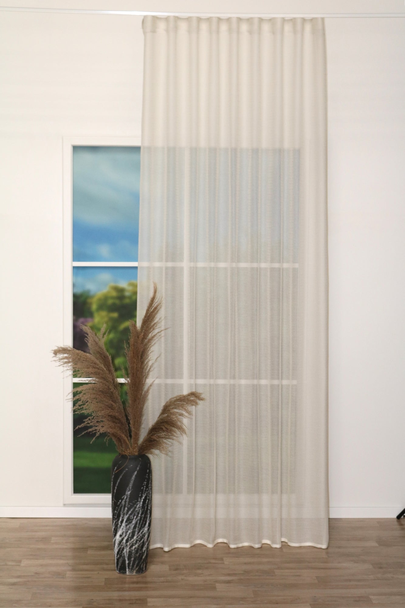 Perdea Zalindra, Crem, Metraj