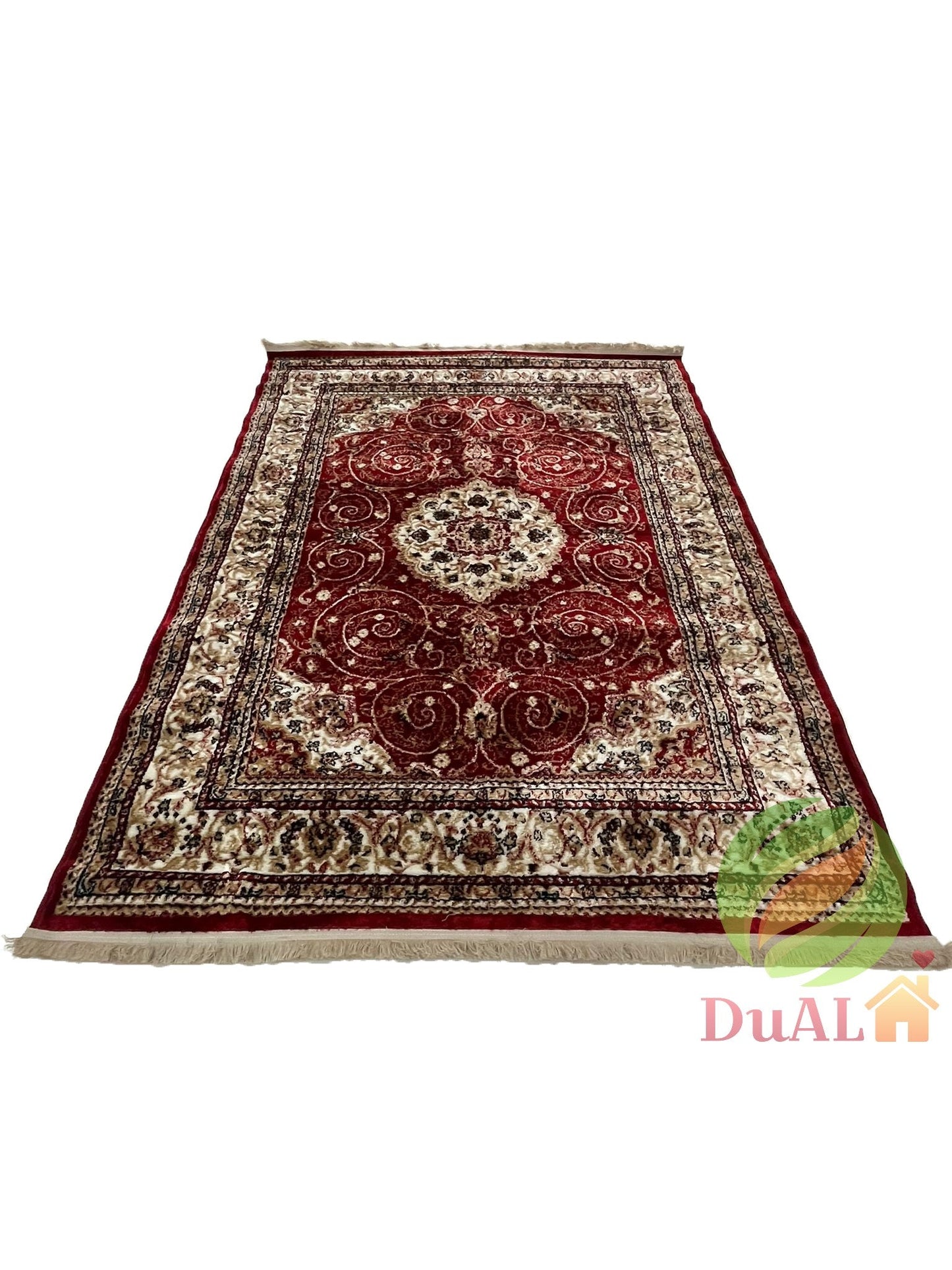 Antique Cherry/White Carpet Set 3 pieces, 160x220 cm 1 piece, 60x120 cm 2 pieces, 1800 g/m2, 100% Synthetic Fiber