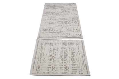 Set Covor Bumbac Herta Maro, 2 covoare, 55x100 cm - 1 bucata, 40x55 cm - 1 bucata