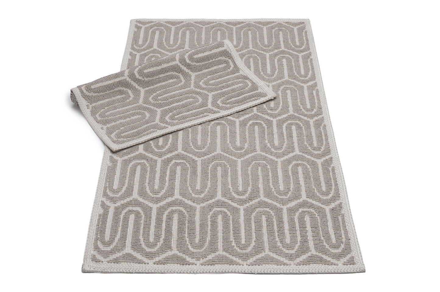 Set Covor Bumbac Nexus Maro, 2 covoare, 55x100 cm - 1 bucata, 40x55 cm - 1 bucata
