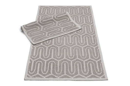 Set Covor Bumbac Nexus Maro, 2 covoare, 55x100 cm - 1 bucata, 40x55 cm - 1 bucata