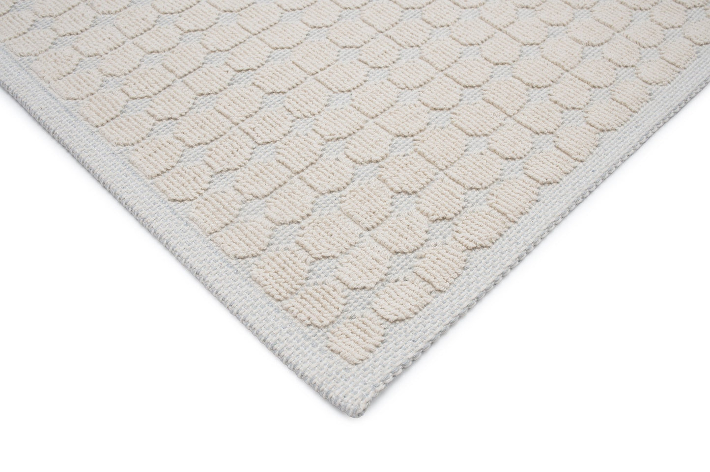 Set Covor Bumbac Pibo Bej, 2 covoare, 55x100 cm - 1 bucata, 40x55 cm - 1 bucata