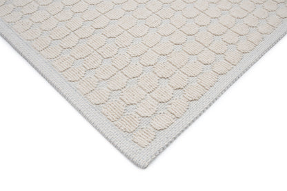Set Covor Bumbac Pibo Bej, 2 covoare, 55x100 cm - 1 bucata, 40x55 cm - 1 bucata