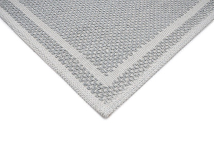 Set Covor Bumbac Pixo Gri, 2 covoare, 55x100 cm - 1 bucata, 40x55 cm - 1 bucata