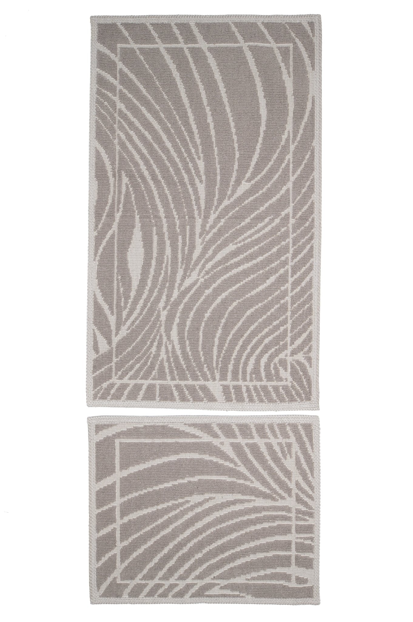 Set Covor Bumbac Silko Maro, 2 covoare, 55x100 cm - 1 bucata, 40x55 cm - 1 bucata