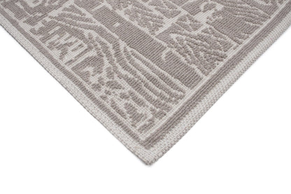 Set Covor Bumbac Vektor Maro, 2 covoare, 55x100 cm - 1 bucata, 40x55 cm - 1 bucata