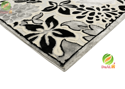 Set Covor Defne Camil Gri, 3 covoare, 160x220 cm - 1 bucata, 60x120 cm - 2 bucati