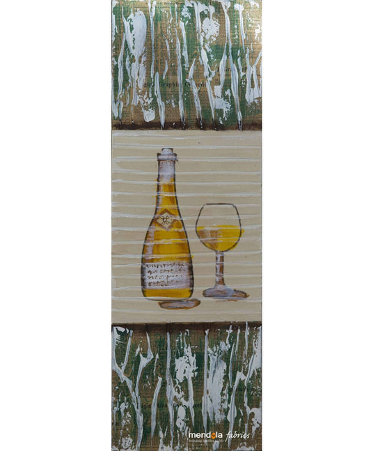 Tablou Pictat Manual Chardonnay, 90x30 cm